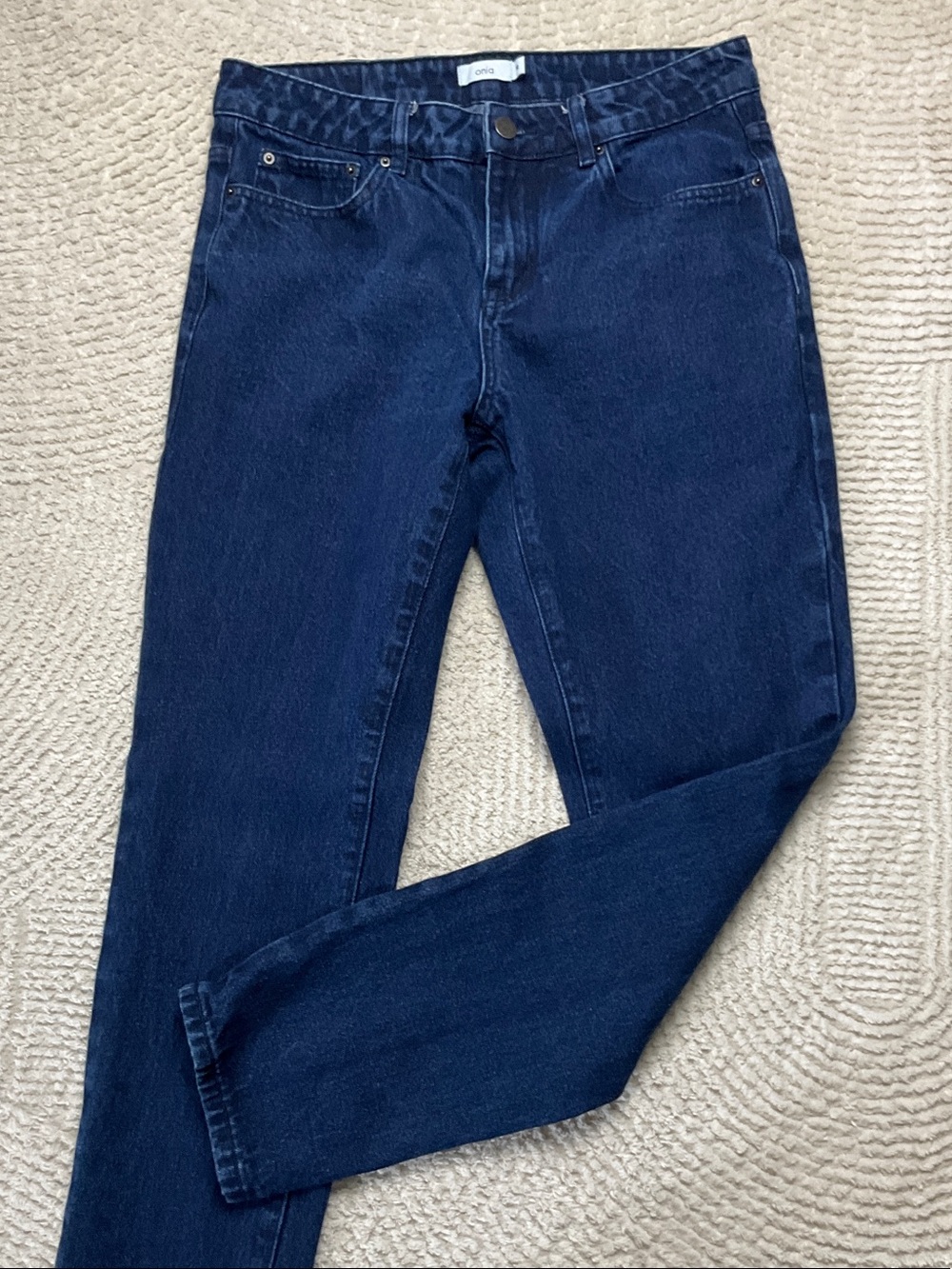 Onia Men’s Dark Blue Straight Jeans